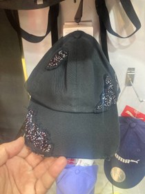 تصویر کلاه مشکی مدل سوآروسکی پوما 024942-01 PUMA Swarovski Crystals Women's Cap 024942 01