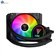 تصویر خنک کننده پردازنده گیم دیاس مدل AURA GL120 Gamedias AURA GL120 RGB CPU Liquid Cooler