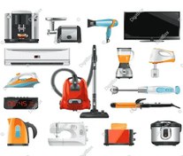تصویر وکتور آیکون لوازم خانگی برقی 