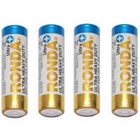 تصویر باتری قلمی روندا مدل Ultra HEAVY DUTY بسته 4 عددی Ronda Ultra HEAVY DUTY AAA Battery Pack Of 4