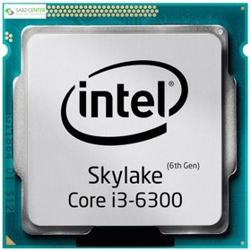 تصویر پردازنده مرکزی اینتل سری Skylake مدل Core-i3 6300 ا Intel Core-i3 6300 Skylake CPU Intel Core-i3 6300 Skylake CPU