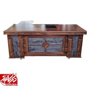 تصویر میز مدیریتی ال دار مدل غزال کد 170 