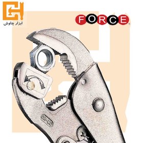 تصویر انبر قفلی فک متحرک force65201 