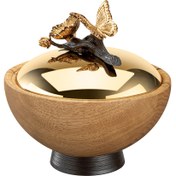 تصویر قندان چوبی گلد کیش 