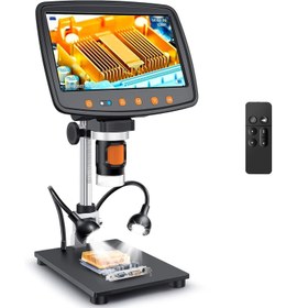 تصویر میکروسکوپ دیجیتال 1500X Portable Digital Microscope دارای نمایشگر 7 اینچی مدل MS1 