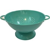 تصویر آبکش پایه دار فلزی لعابی مدل Colander 