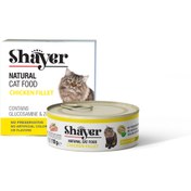 تصویر کنسرو گربه شایر طعم فیله مرغ (نچرال) 110 گرم Shayer Chicken Fillet Cat Food 110g