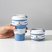 تصویر لیوان سفری روزینکس مدل تاشو 01 - صورتی 