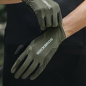 تصویر دستکش زمستانی (تمام انگشت) دوچرخه سواری راکبراس ROCKBROS S310 
