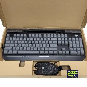 تصویر موس و کیبورد گیمینگ سیم دار AULA T102 Wired gaming mouse and keyboard AULA T102