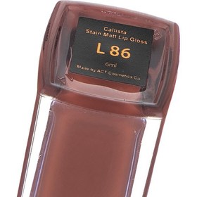 تصویر رژ لب مایع کالیستا شماره L85 Callista Stain Matt Lip Gloss No . L85