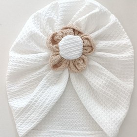 تصویر توربان بچگانه گل دار 