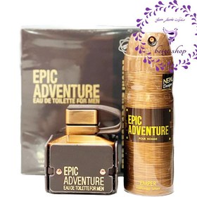 تصویر ست دوتیکه اسپری و ادکلن اورجینال امپر اپیک ادونچر مردانه Adventure Eau de toilete for men EPIC ADVENTURE