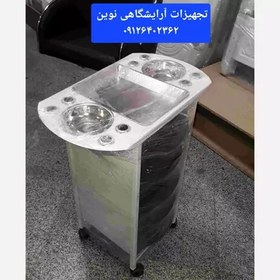 تصویر ترولی آرایشگاهی هزینه ارسال به عهده مشتری میباشد 