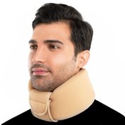 تصویر گردنبند طبی نرم قابل تنظیم سما طب پاکان کد 1023 - سایز:M - رنگ:کرم 