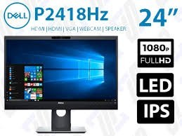 تصویر مانیتور استوک وبکم دار 24 اینچ دل مدل P2418HZ 