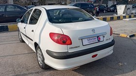 تصویر پژو 206 صندوقدار مدل 1395 ا V8 V8