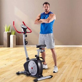 تصویر دوچرخه ثابت مگنتی مدل - 3318LA COMMERCIAL EXERCISE BIKE -MODEL:3318LA