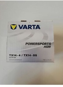 تصویر باطری باتری موتور سیکلت Ytx14 Bs 4 12V 12Ah Varta 