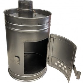 تصویر بخاری هیزمی مدل گرد کد 50 