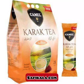 تصویر چای کرک کمل camel مدل زعفران saffron وزن 500 گرم 