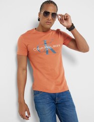 تصویر تی‌شرت گردن گرد لوگو برند calvin klein jeans Logo Crew Neck T-Shirt