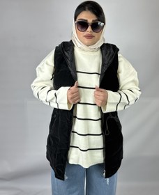 تصویر پافر مشکی بلند کد195 