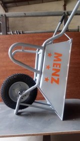 تصویر فرغون 3 ستاره MENZ - ایده‌آل برای بنایی و باغبانی، با کیفیت و قیمت ارزان. MENZ 3-star wheelbarrow - ideal for construction and gardening, with quality and an affordable price.