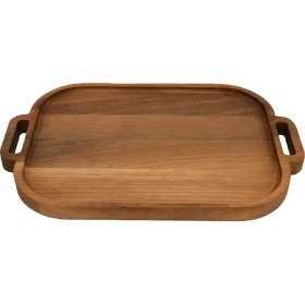 تصویر سینی دسته چوبی 