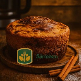 تصویر کیک دو رنگ شکلات دارچین 