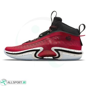 تصویر کفش بسکتبال نایک طرح اصلی Nike Air Jordan 36 Red Black 