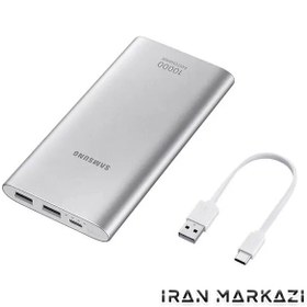 تصویر پاوربانک سامسونگ P1100B ظرفیت 10000 میلی آمپرساعت توان 15 وات P1100B 10000mAh Battery Pack 15W