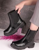 تصویر نیم بوت زنانه لژدار مدل ۵۱۹ سایز ۳۷ و ۳۸ رنگ مشکی 