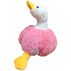 تصویر عروسک غاز کدویی صورتی Pink Pumpkin Goose Plush Doll