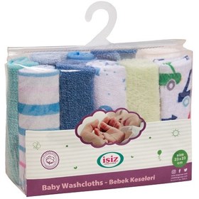 تصویر حوله دست و صورت کوچک 10 عددی Isiz baby Towel code:605008