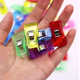 تصویر گیره نگهدارنده پارچه بسته ۱۰ عددی مجیک کلیپس 