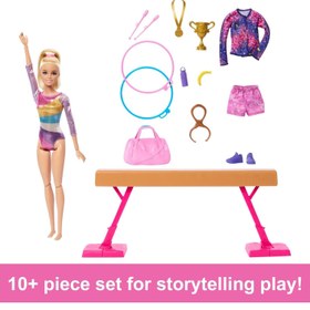 تصویر ست بازی ژیمناستیک باربی برند barbie Barbie Gymnastics Playset