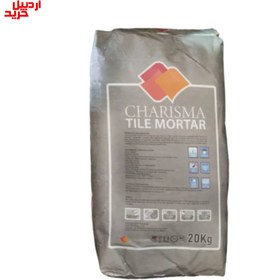 تصویر چسب کاشی و سرامیک پرسلان پودری (lft) کاریزما سفید – charisma tile mortar 20kg 