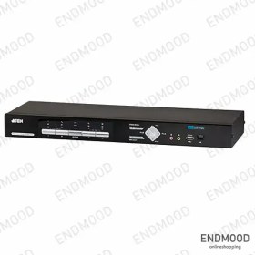 تصویر کی وی ام سوییچ چهار پورت USB DVI آتن CM1164 Multi-View/Audio ATEN 