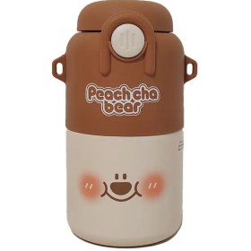 تصویر فلاسک و تراول ماگ peach cha 