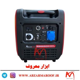 تصویر موتور برق سایلنت بنزینی 6000 وات بلک اسمیت مدل BSG6500i 