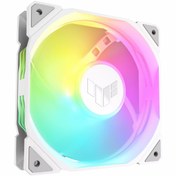 تصویر فن کیس ایسوس مدل TUF Gaming TR120 ARGB سفید 