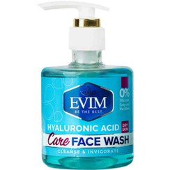 تصویر فیس واش هیالورونیک اسید مناسب پوست خشک 250میل ایویم Evim Hyaluronic Acid Face Wash For Dry Skin 250ml