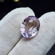 تصویر نگین سنگ آمیترین معدنی وزن 9 قیراط تراش تایلندی کد 31090 