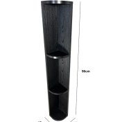 تصویر استند حمام سایا مدل S98 شلف کنج دیواری ضد آب 