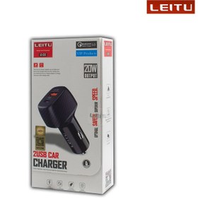 تصویر شارژر فندکی 20 وات لیتو مدل LC-C22 به همراه کابل microUSB 