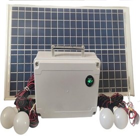 تصویر پکیج خورشیدی 30 وات مدل SCPK-30 ا Solar package 30 w Solar package 30 w