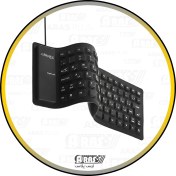 تصویر کیبورد ژله ای سیم دار رویال مدل RK-700 