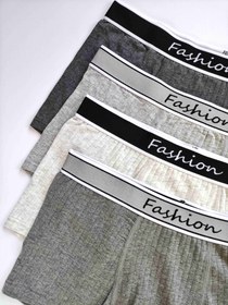 تصویر شورت نیم پا مردانه کد ۲۳۶ - طوسی تیره / 3xl 