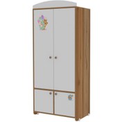 تصویر کمد نوزاد دودرب مدل هپی 